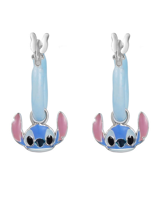 Lilo Stitch Хипоалергенни Сребърни Карфици