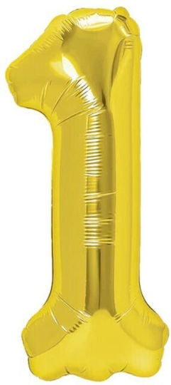 Număr 1 Folie Jumbo Auriu 100 cm