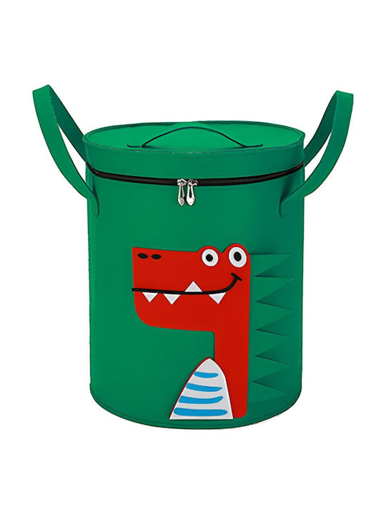Alista Home Coș De Depozitare Pentru Copii Din Țesătură Verde 140x140cm