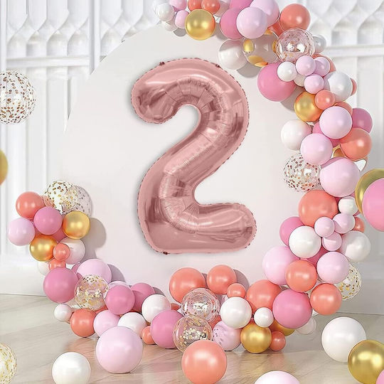 Anzahl 2 Folie Rose Gold 40cm