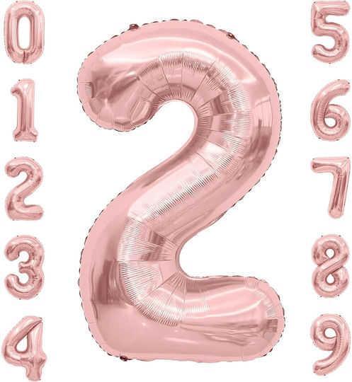 Anzahl 2 Folie Rose Gold 40cm