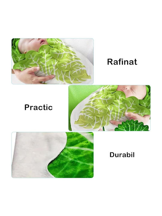 Alista Home Pătură Pepinieră Swaddling Verde 24x34cm