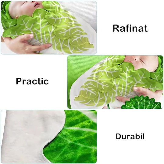 Alista Home Pătură Pepinieră Swaddling Verde 24x34cm