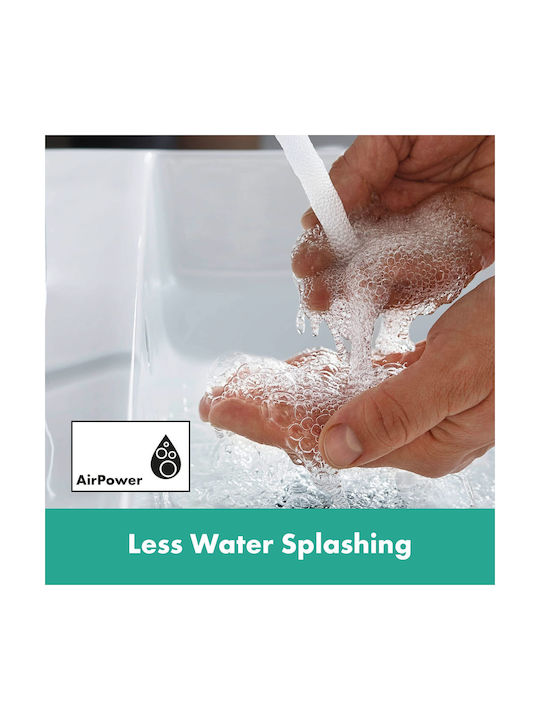 Hansgrohe Eingebaute Wasserhähne Mixer & Mundstück-Set für Waschbecken Schwarz