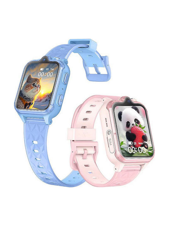 Nubki Παιδικό Smartwatch 4G με GPS & Κάμερα Ροζ