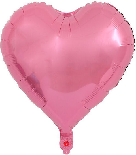 Set 3 Herzfolie Luftballons Rosa 45cm