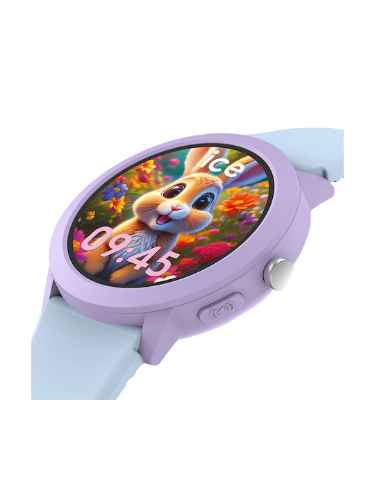 Ice Watch Ice Smart Junior Rd 3.0 Round Smartwatch Model Silicone Strap Purple