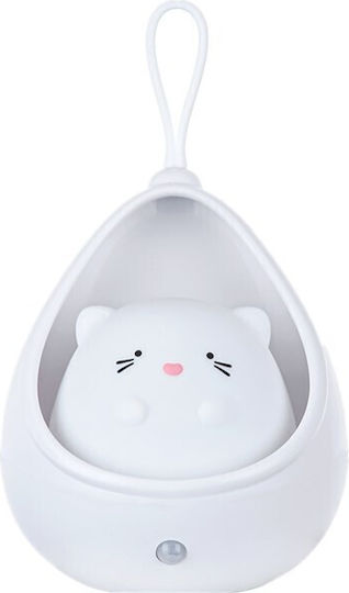 Alista Home Φωτάκι Νυκτός LED USB Λευκό με Αισθητήρα