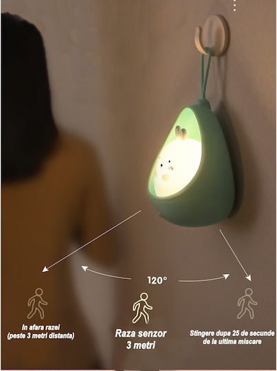 Alista Home Φωτάκι Νυκτός LED USB Μπλε με Αισθητήρα