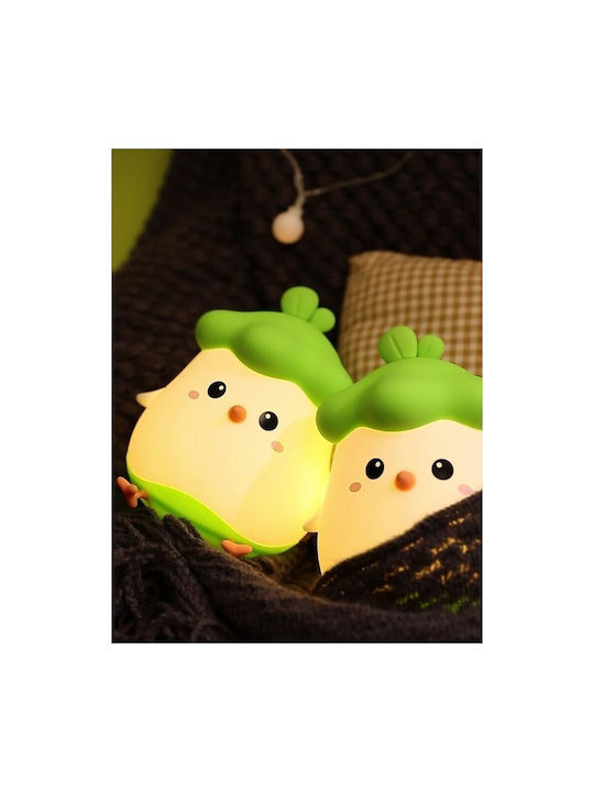 Alista Home Lămpi De Veghe Pentru Copii Led Usb Verde Cald Cu Senzor