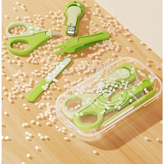 Alista Home Set Îngrijire Unghii Bebe Verde 4 Bucăți