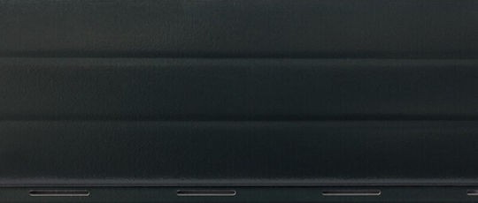 Set 5 Aluminum Slats 39 Mm Anthracite Gray 1.5m