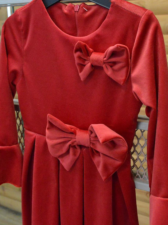 Kinderkleid Langärmelig Rote