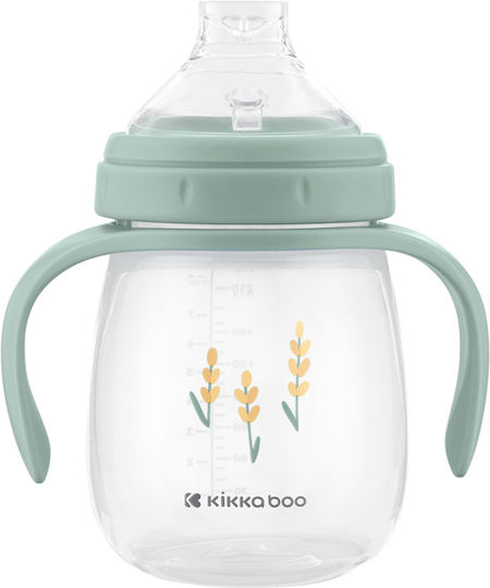 Kikka Boo Sleepy Sheep Εκπαιδευτικό Μπιμπερό Σιλικόνης με Λαβές για 6m+ 240ml