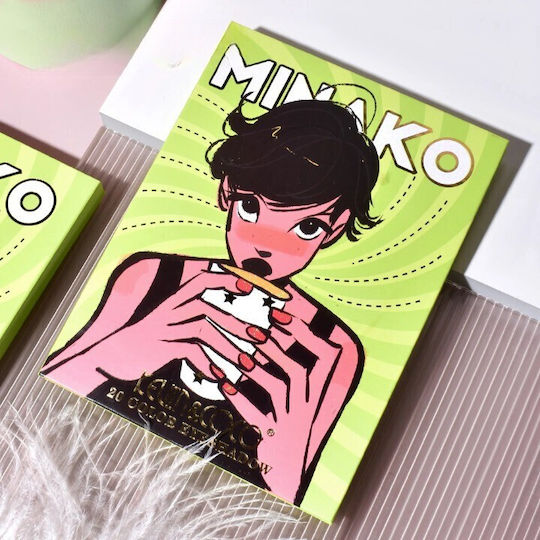 Makeup Palette Kevinandcoco 20 Colors Green Girl Eyeshadow Blush Green