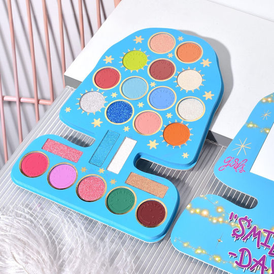 Makeup Palette Kevin Coco Shadow Painting 22 Colors 20.2 X 15.2 X 1.2 Cm