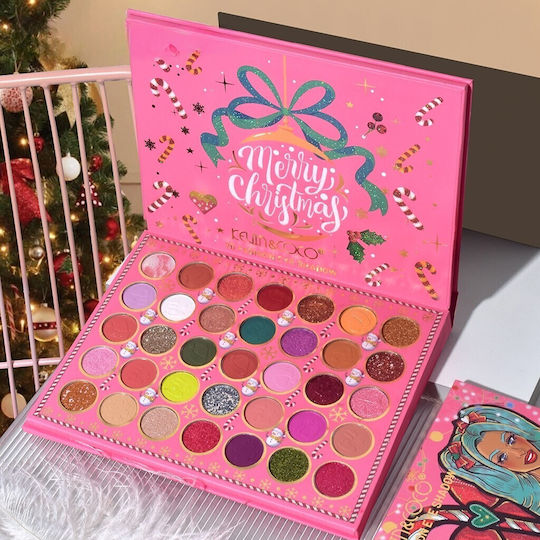 Makeup Kit Kevin Coco Snowy Christmas 70 Colors 22.5 X 17 X 2 Cm Multicolor