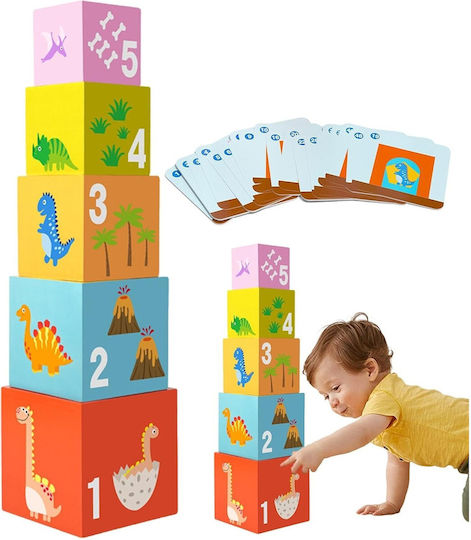 Alista Home Jucărie de Stivuire din Lemn pentru 4+ Luni