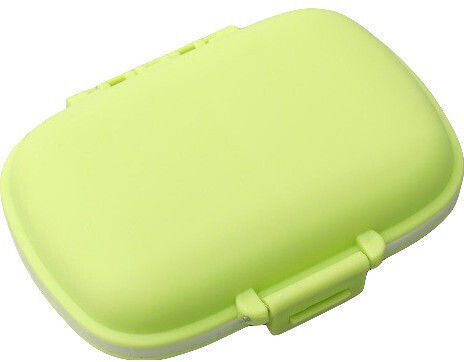 Organizator Pastile Plastic 8 Compartimente 0,1 L Verde Alista Home 11 X 7 Cm