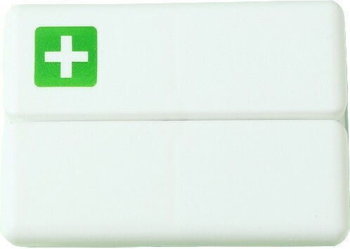 Cutie Pentru Depozitarea Medicamentelor Cu 7 Compartimente Sigilate Individual Pliabilă Portabilă Alista Home Alb Verde