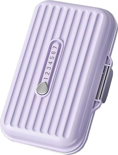 Cutie de Medicamente Alista Home Mov 7 Compartimente Portabil Compact 11x7,2x3,5 Cm Ideal pentru Utilizare Zilnică
