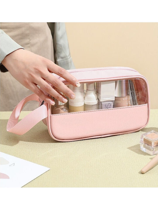 Geantă Cosmetică Alista Home Organizare Călătorie 22 X 12 X 8 Cm Roz