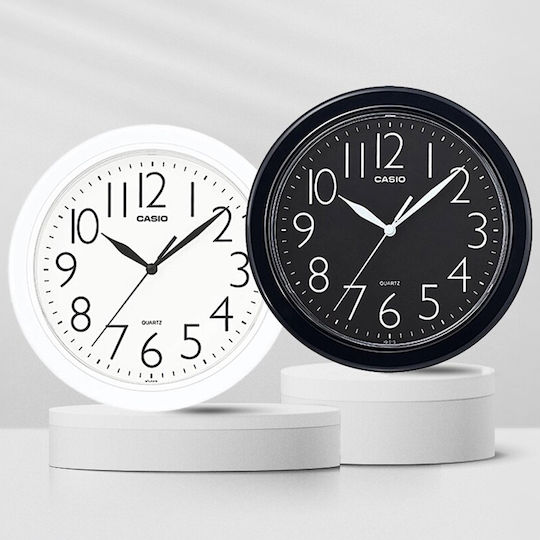 Casio Wall Clock Plastic White