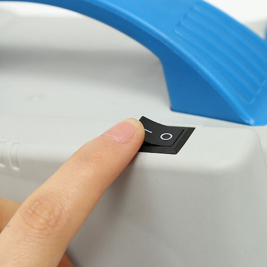 Pompa Electrică de Umflat Baloane Alista Home Două Ieșiri 220v 680w Accesorii Pentru Petreceri Albastru-gri