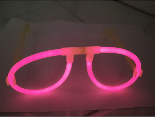 Decorative Glasses Alista Home Plastic Fluorescent Party Accessory Pink