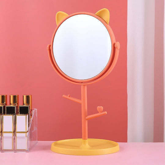 Alista Home Makeup Mirror Tabletop 31x14.5cm Orange