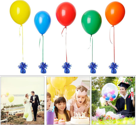 Greutatea Balonului Cu Heliu Alista Home Franjuri Din Folie 170g 13 X 5 X 3 Cm Albastru