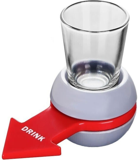 Joc De Băutură Drink Spin Alista Home Pahar De Shot Din Sticlă Gri 10.3 X 11.5 Cm