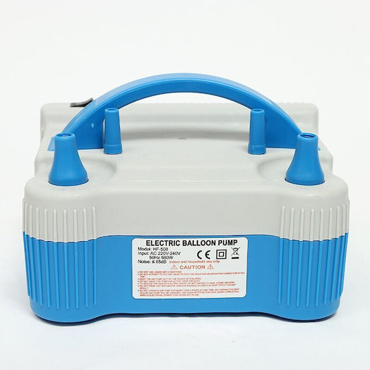 Pompă Electrică de Umflare Baloane Alista Home Două Ieșiri 220v 700w Accesorii pentru Petreceri Albastru-gri
