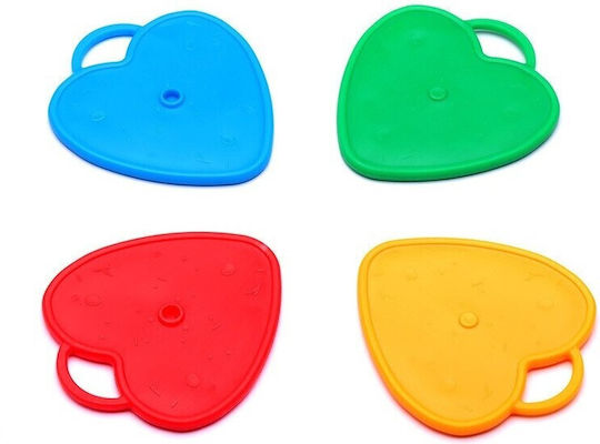 Set 4 Gewichte Helium Ballon Alista Home 32 Gramm 8 Gramm Jedes Kunststoff Herzform Mehrfarbig