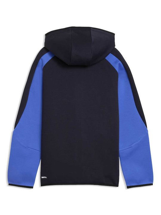 Cardigan Sport Pentru Copii Cu Glugă Albastru
