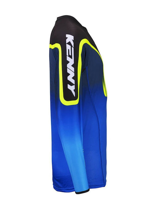 Kenny Männer Reittrikot Langärmelig Blau Farbe Kenny Männer Reittrikot Langärmelig Blau Farbe