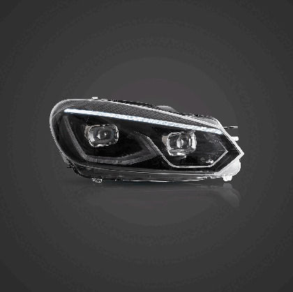 Front Led Lights 12V for Volkswagen Golf 2008-2014 2 Pieces