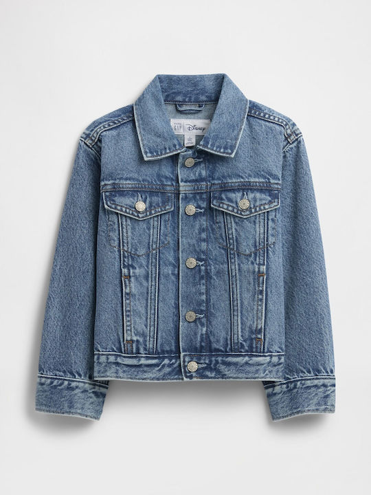 Kids Casual Jacket Medium Wash
