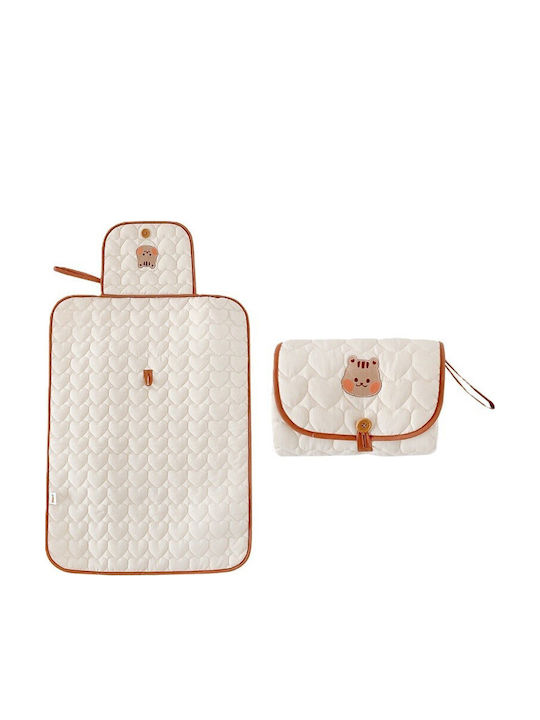 Alista Home Pătuț Portabil De Schimbare Din Material Textil Bej 70x50cm