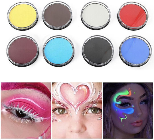 Vopsea Pentru Față și Corp Alista Home Pigment Fosforescent 30 G Activat cu Apă Negru
