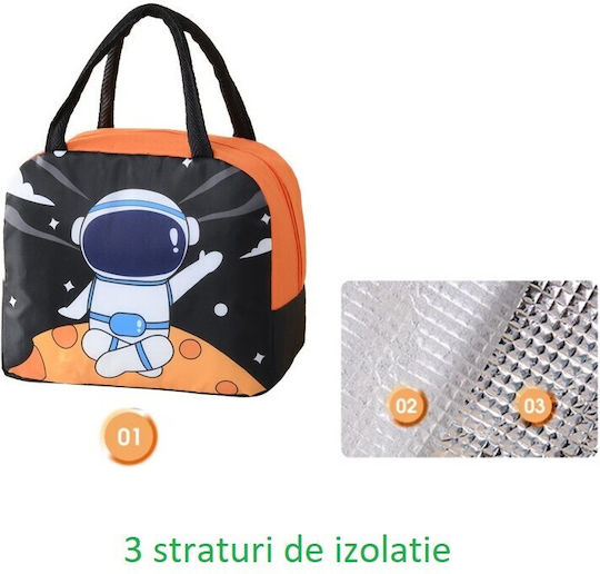 Alista Home Genți De Prânz Pentru Copii Izotermic De Mână 2 Litri Negru 19x13x23cm