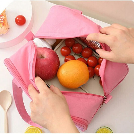 Alista Home Geantă Școlară Izotermică De Mână Roz Cu Unicorni 20x18x27.5cm