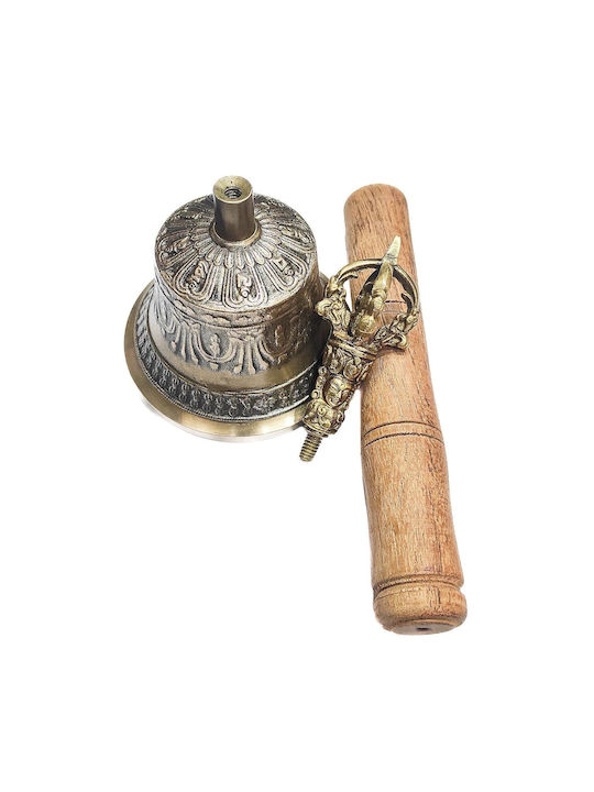 Θιβετιανό Κουδούνι Καμπάνα Dorje Ραβδί Meditation Bell 12cm