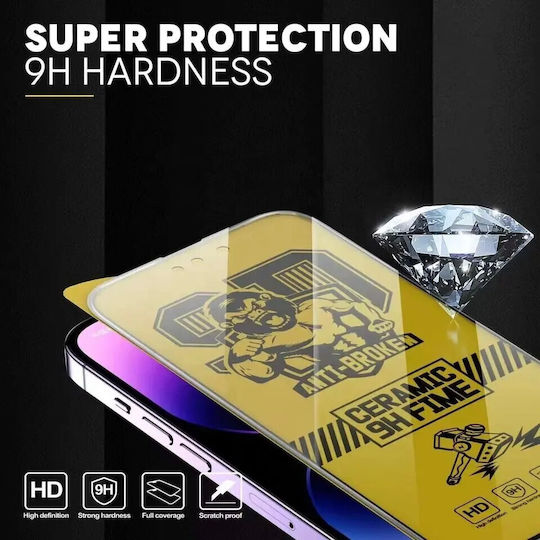 Alista Home Film Ceramic De Protecție Hd Transparent 9h Realme 8i 4g Cu Margini Negre