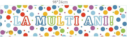 Banner De Ziua De Naștere Alista Home Happy Birthday Collection 98 X 24 Cm Multicolor