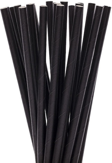 Set 100 Paie De Baut Alista Home Hârtie 20 Cm Culoare Solidă Neagră