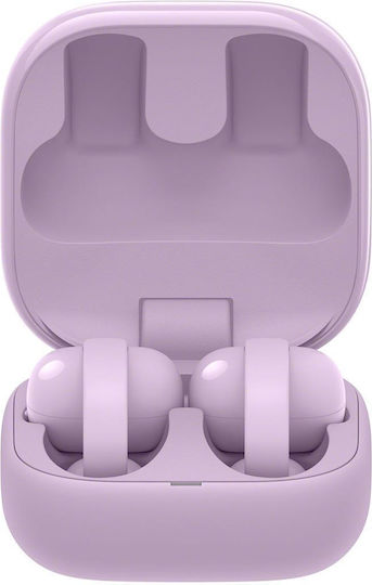 Sony LinkBuds Clip Bluetooth Kopfhörer mit Schweißbeständigkeit und Ladekoffer Lavendel