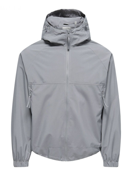 Зимно Яке Softshell Водоустойчиво и Ветроустойчиво Сиво