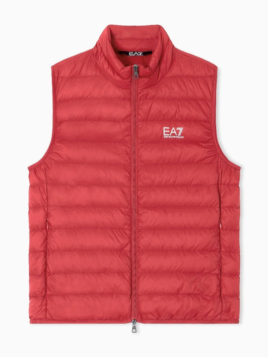 Sleeveless Jacket Red