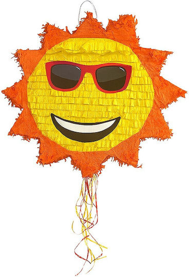 Ochelari De Soare Petrecere Pinata Alista Home Din Hârtie Creponată Și Carton 40 X 40 X 7 Cm Galben Roșu